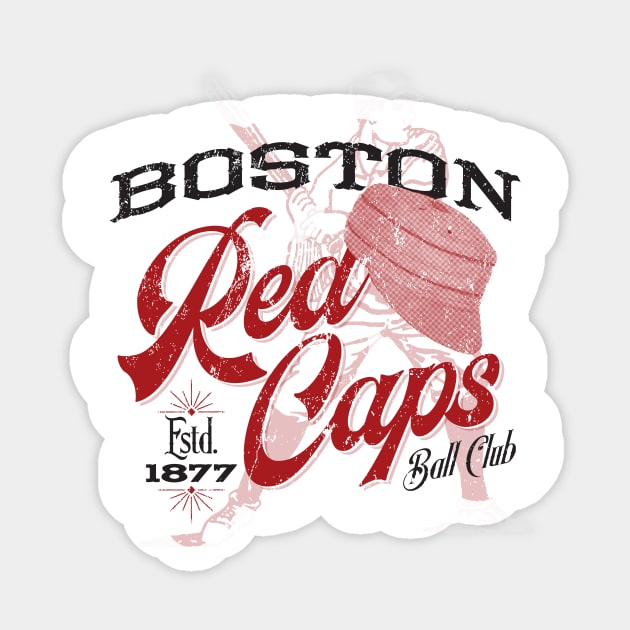 Boston Red Caps Sticker by MindsparkCreative